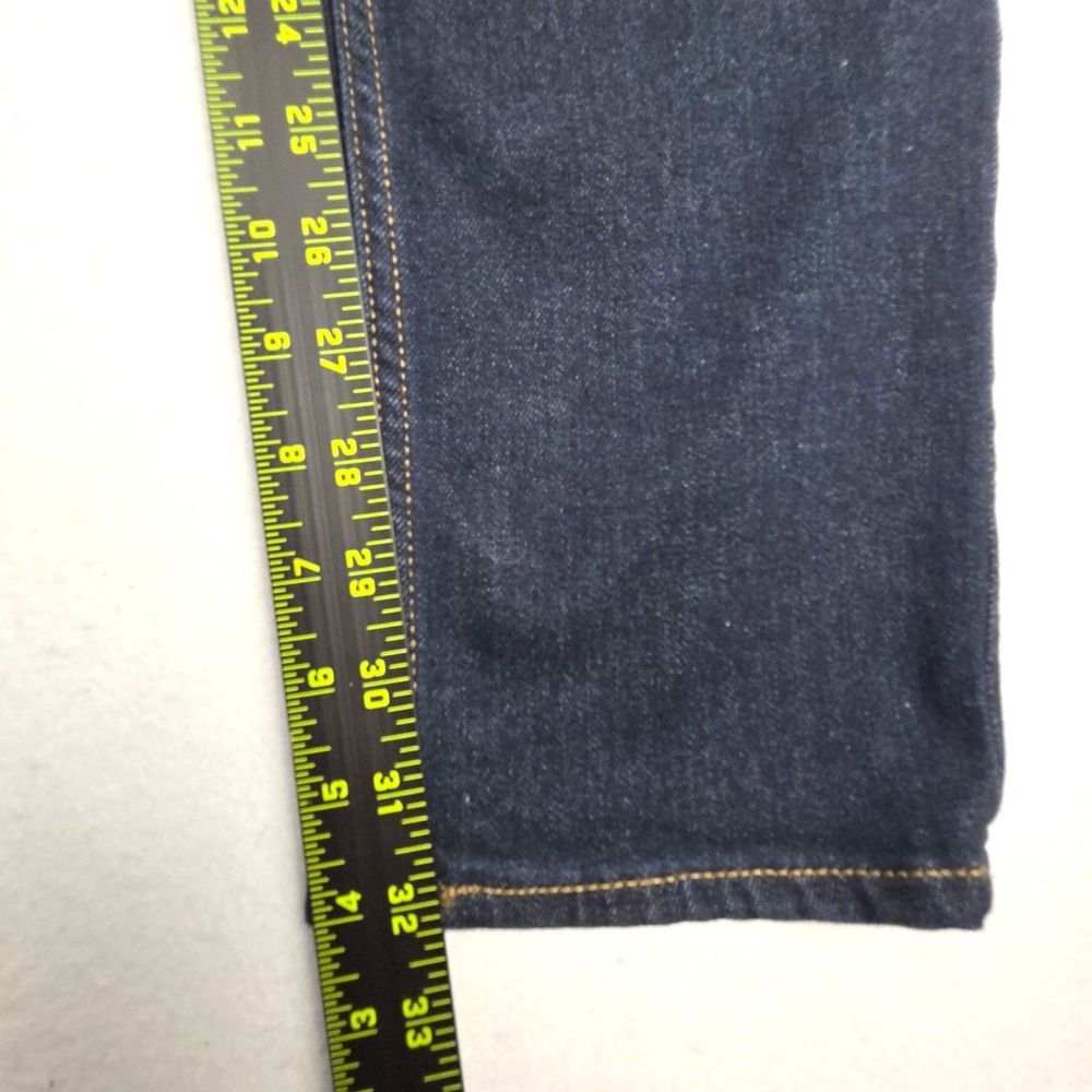 Banana Republic Mens Travel Jeans 33x34 (32") Slim Straight Fit Denim Dark Blue - Picture 11 of 12
